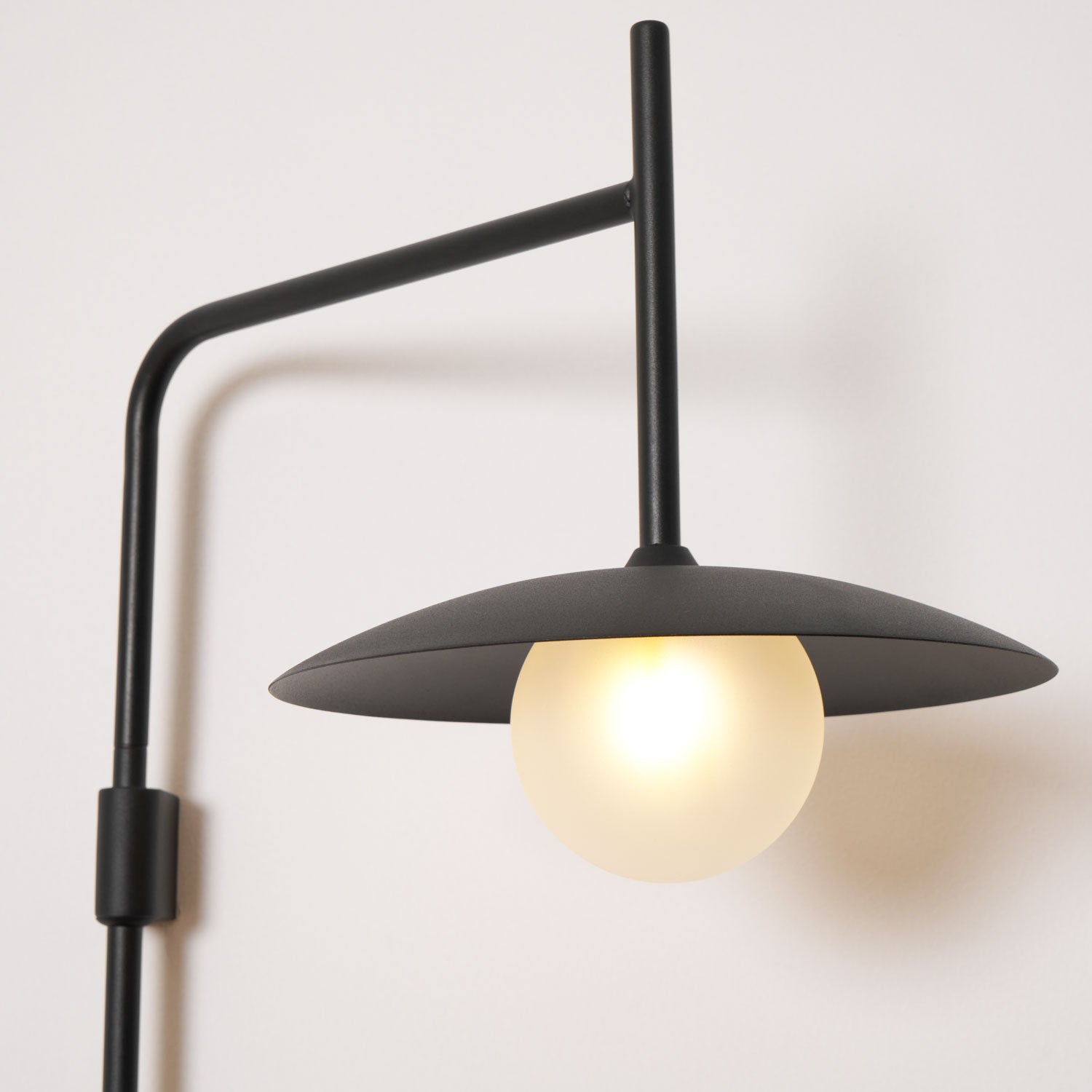 Gea Swing Arm Wall Lamp | Metal & Glass | Set of 2