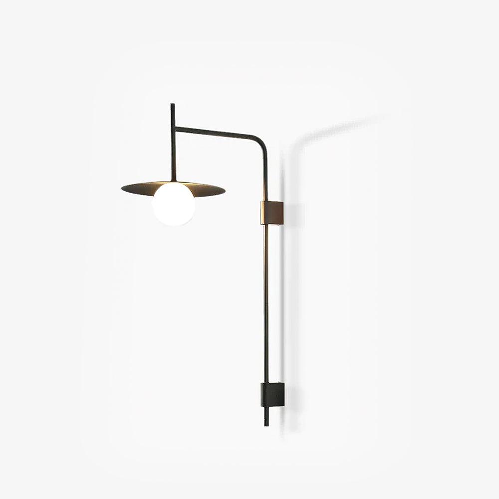 Gea Swing Arm Wall Lamp | Metal & Glass | Set of 2