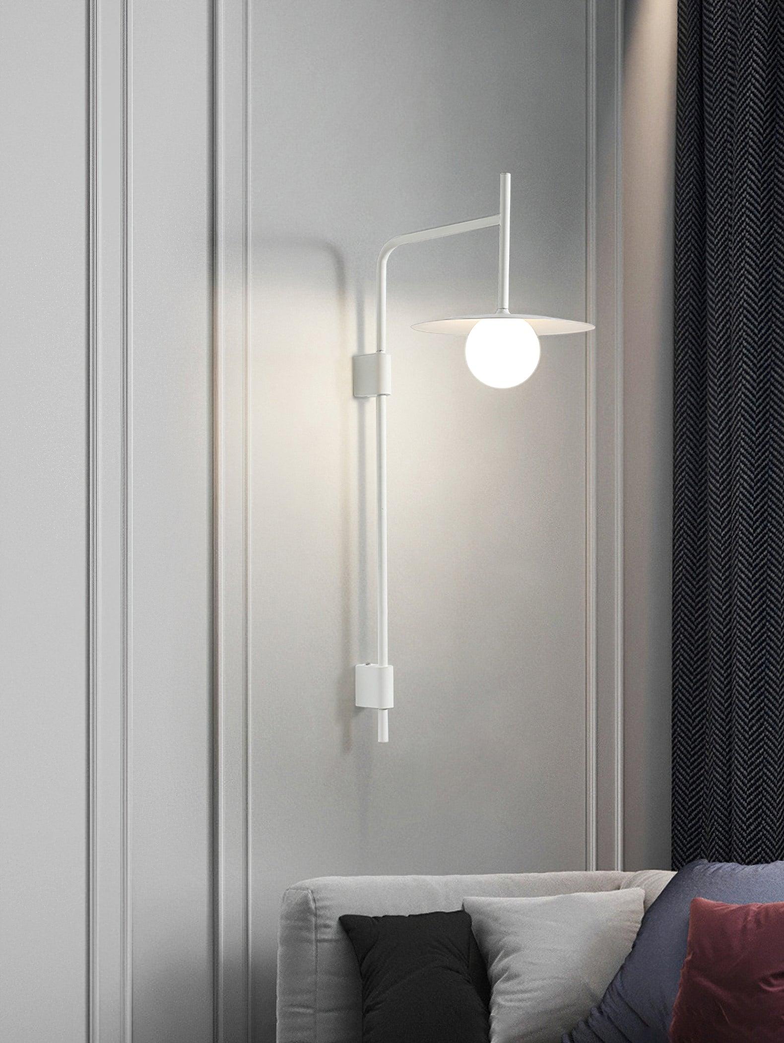 Gea Swing Arm Wall Lamp | Metal & Glass | Set of 2