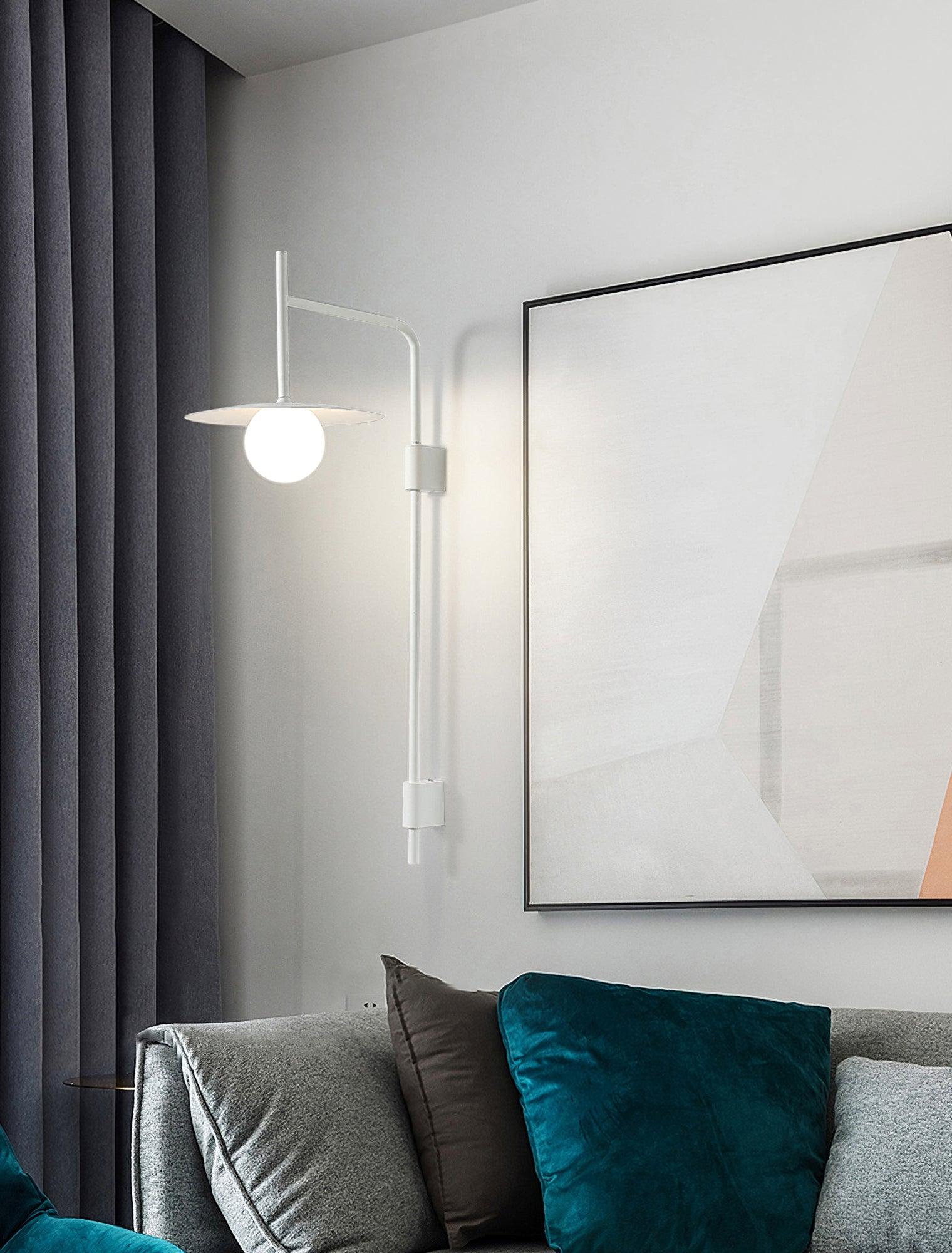 Gea Swing Arm Wall Lamp | Metal & Glass | Set of 2