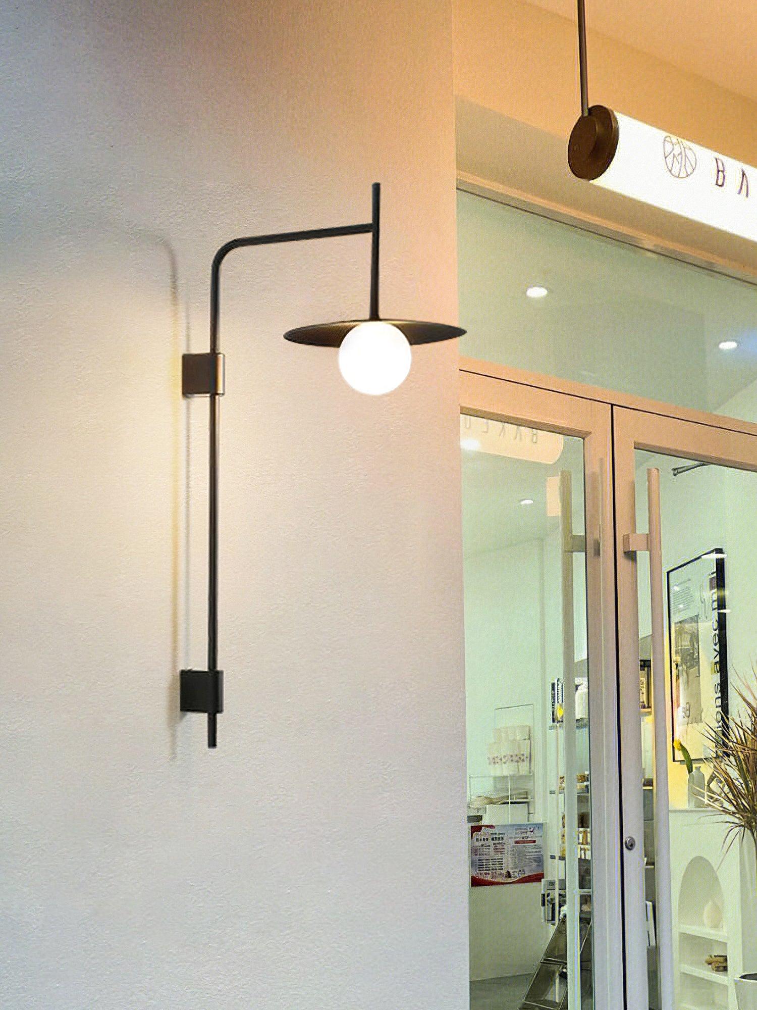 Gea Swing Arm Wall Lamp | Metal & Glass | Set of 2