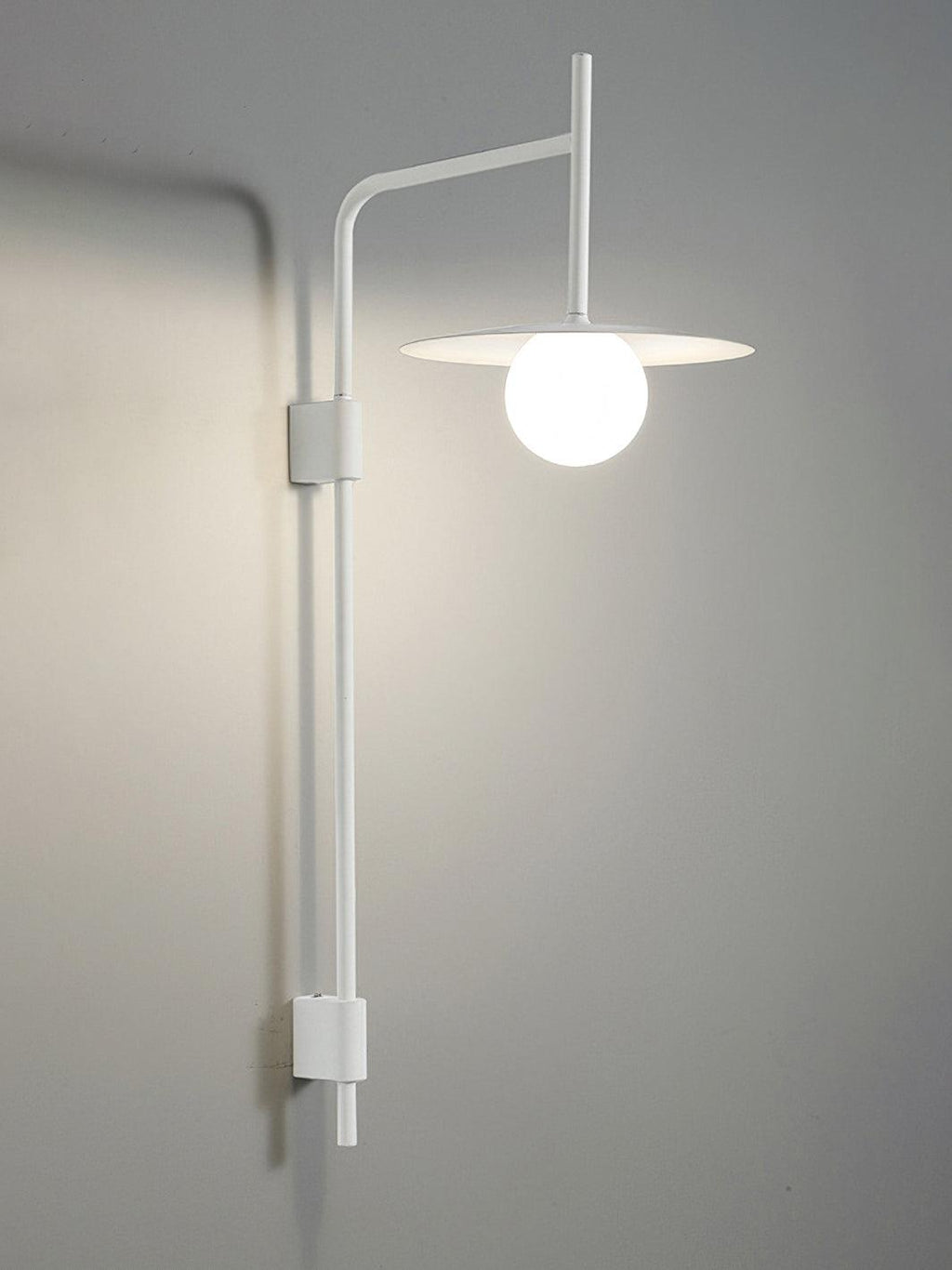 Gea Swing Arm Wall Lamp | Metal & Glass | Set of 2
