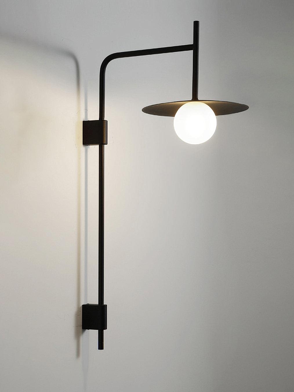Gea Swing Arm Wall Lamp | Metal & Glass | Set of 2