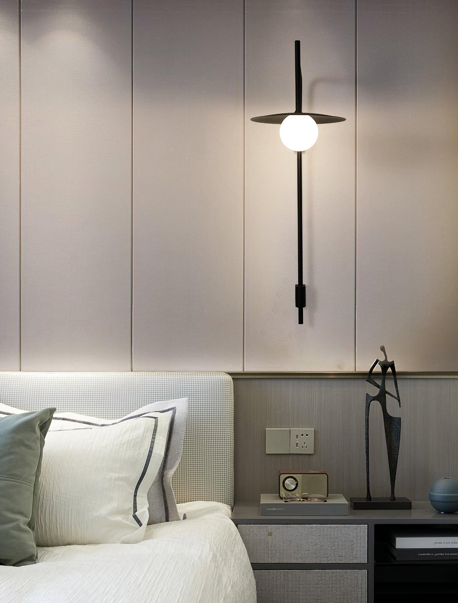 Gea Swing Arm Wall Lamp | Metal & Glass | Set of 2