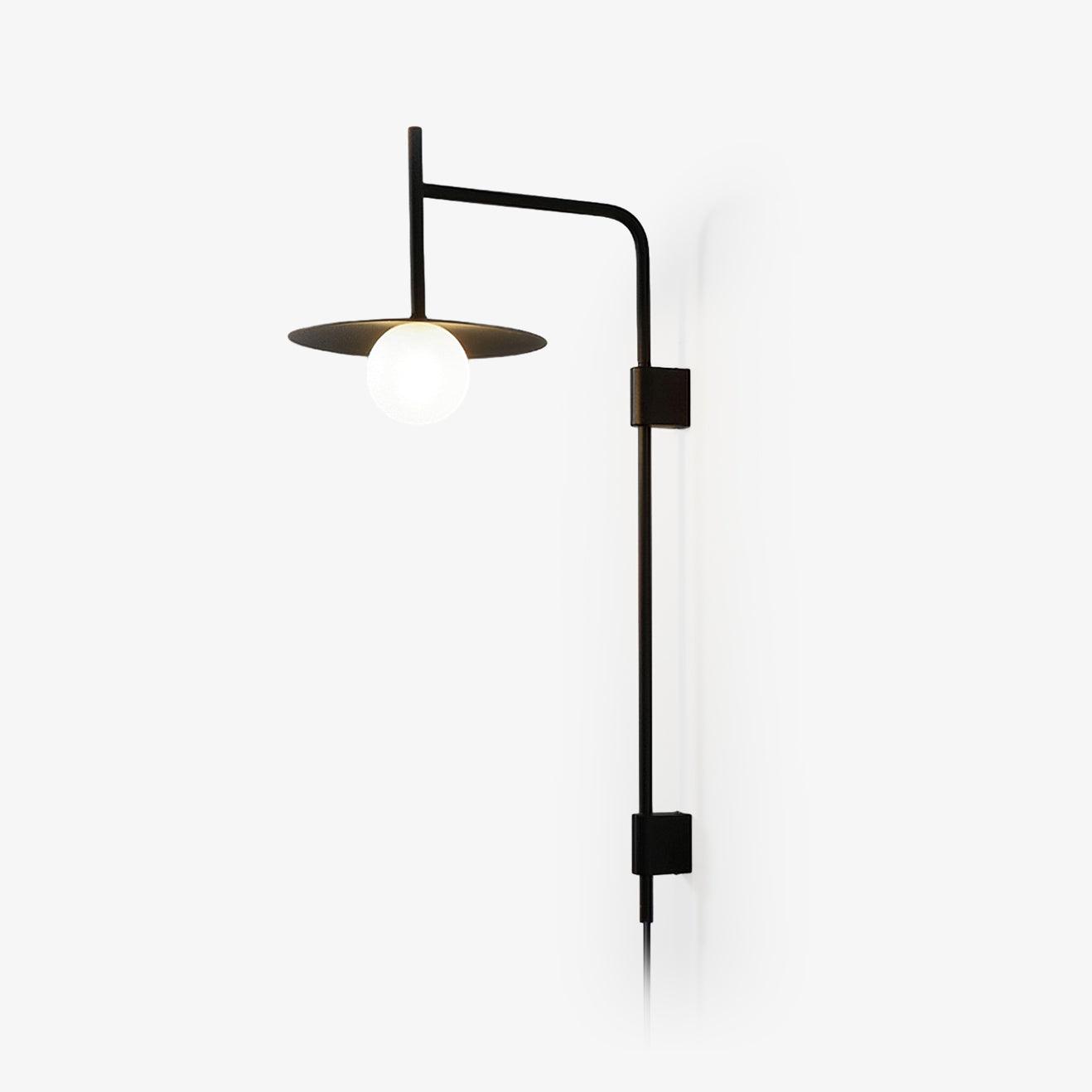 Gea Swing Arm Wall Lamp | Metal & Glass | Set of 2