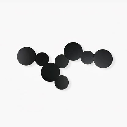 Geometric Disc Wall Lamp | Metal & Acrylic | Black or White