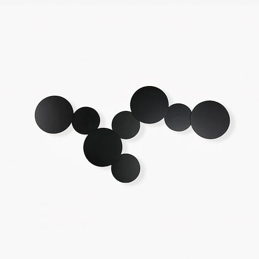 Geometric Disc Wall Lamp | Metal & Acrylic | Black or White