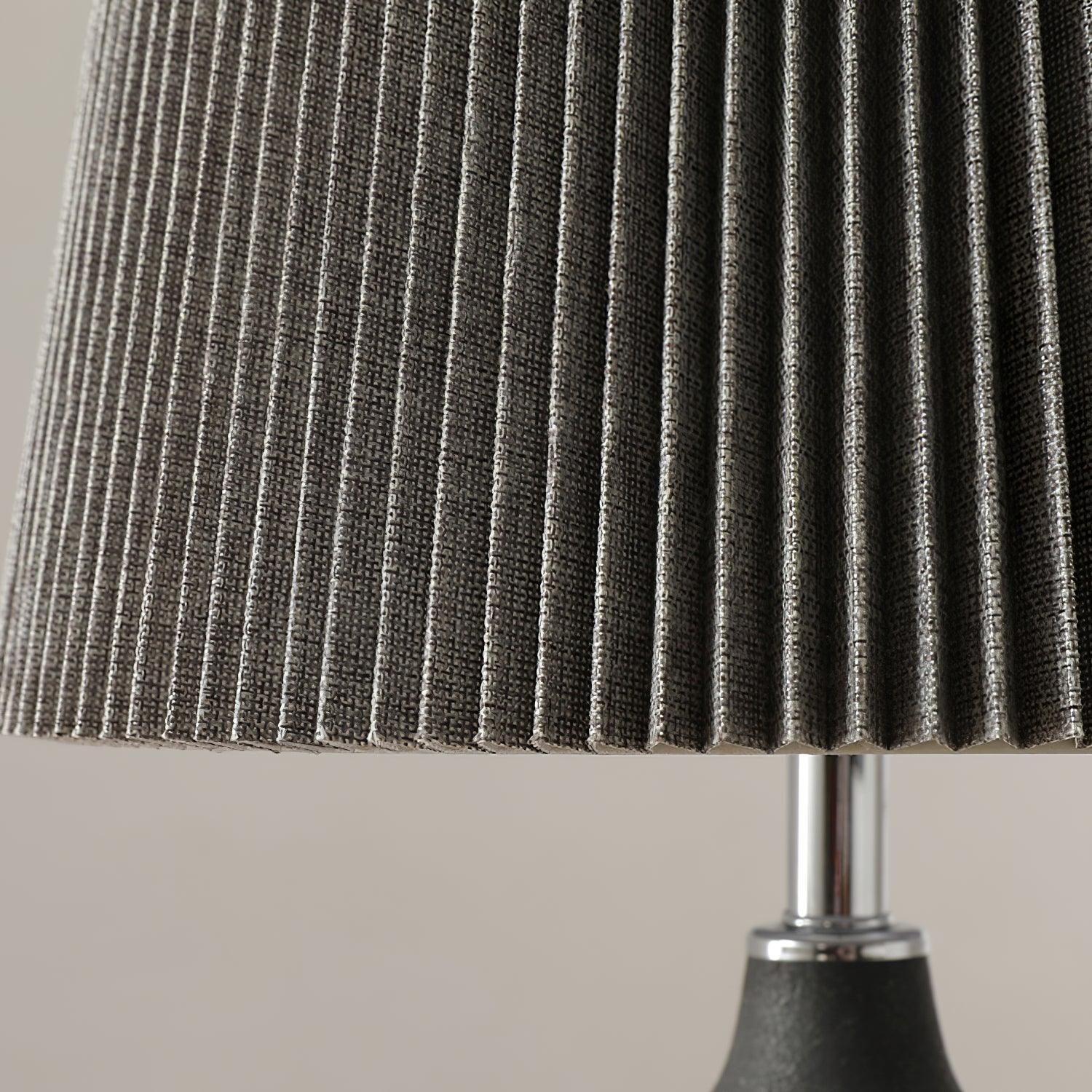 Ghassan Table Lamp | Ceramic | White and Grey