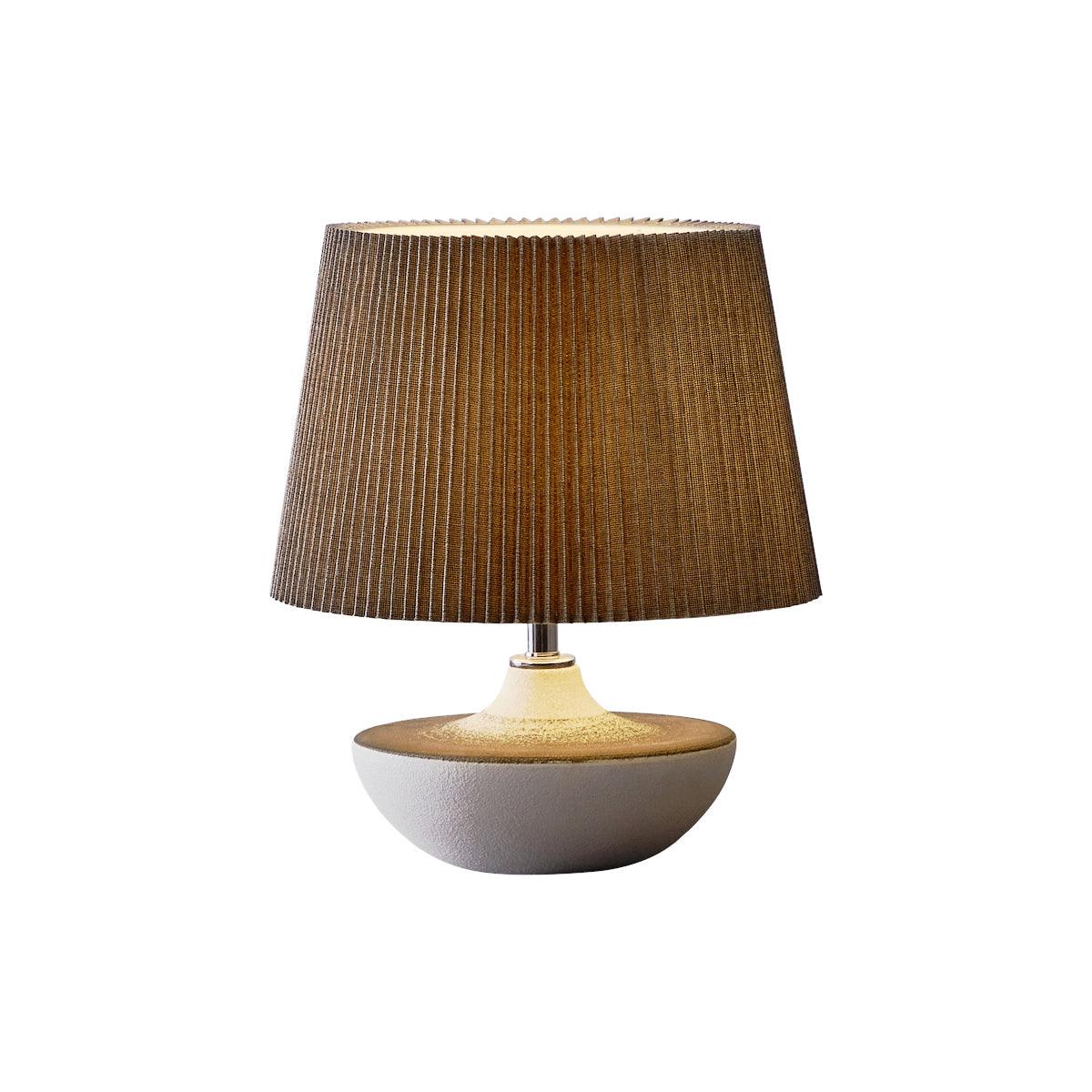 Ghassan Table Lamp | Ceramic | White and Grey