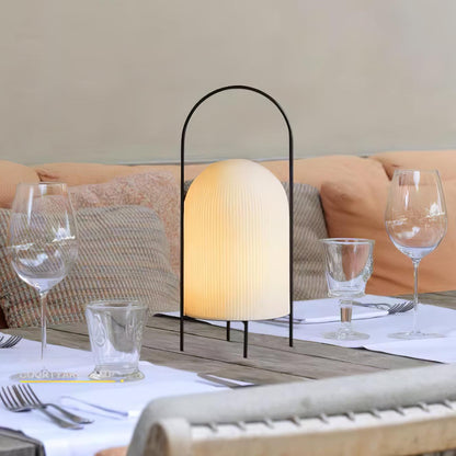 Ghost Table Lamp | Metal & Glass | White