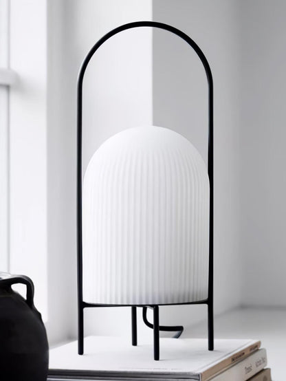 Ghost Table Lamp | Metal & Glass | White