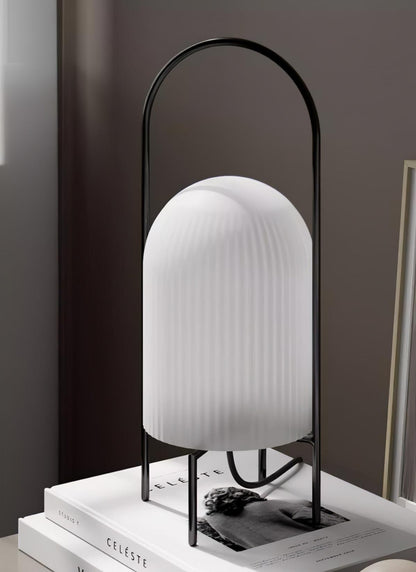 Ghost Table Lamp | Metal & Glass | White