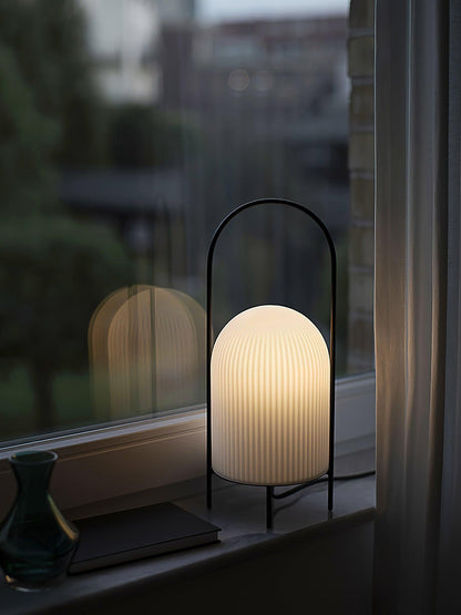 Ghost Table Lamp | Metal & Glass | White