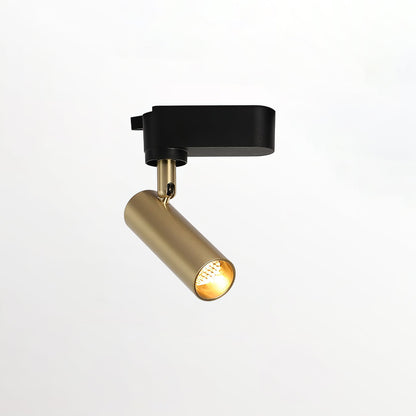 Gilded Rail Track Light | Metal & Aluminum | Black, White