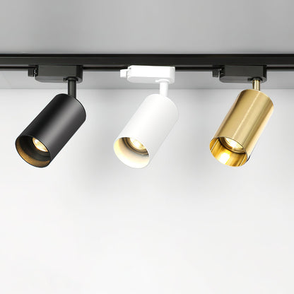 Gilded Rail Track Light | Metal & Aluminum | Black, White