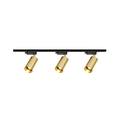 Gilded Rail Track Light | Metal & Aluminum | Black, White