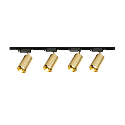Gilded Rail Track Light | Metal & Aluminum | Black, White