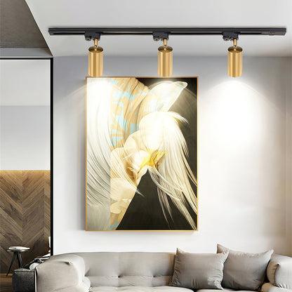 Gilded Rail Track Light | Metal & Aluminum | Black, White
