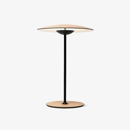 Ginger Table Light | Metal | Woodgrain and Matt Black