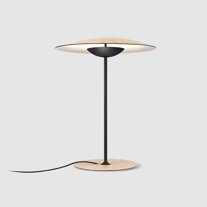 Ginger Table Light | Metal | Woodgrain and Matt Black