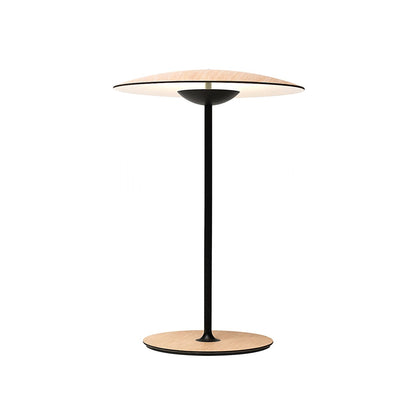 Ginger Table Light | Metal | Woodgrain and Matt Black