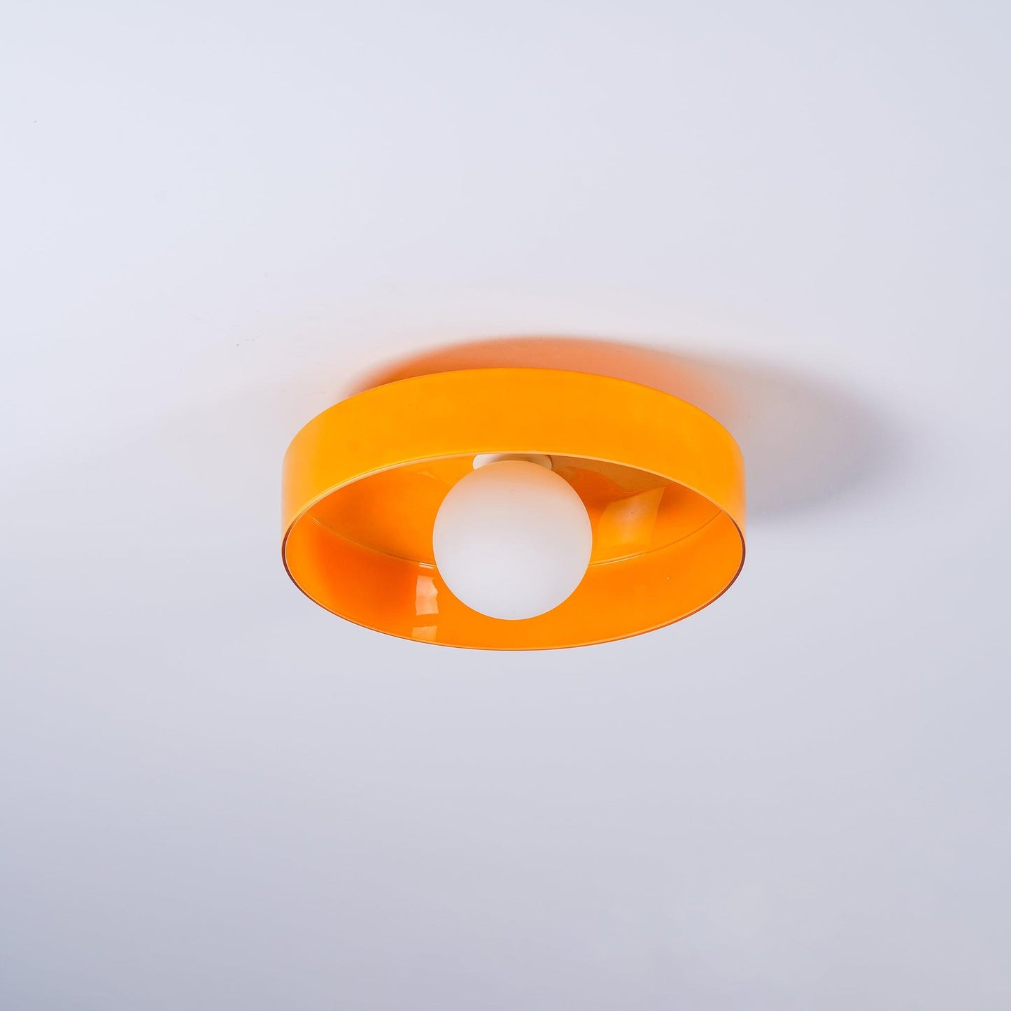 Gino Ceiling Lamp | Handcrafted Metal & Glass | 25cm Diameter