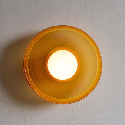 Gino Ceiling Lamp | Handcrafted Metal & Glass | 25cm Diameter