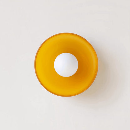 Gino Ceiling Lamp | Handcrafted Metal & Glass | 25cm Diameter