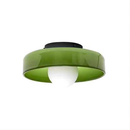 Gino Ceiling Lamp | Handcrafted Metal & Glass | 25cm Diameter