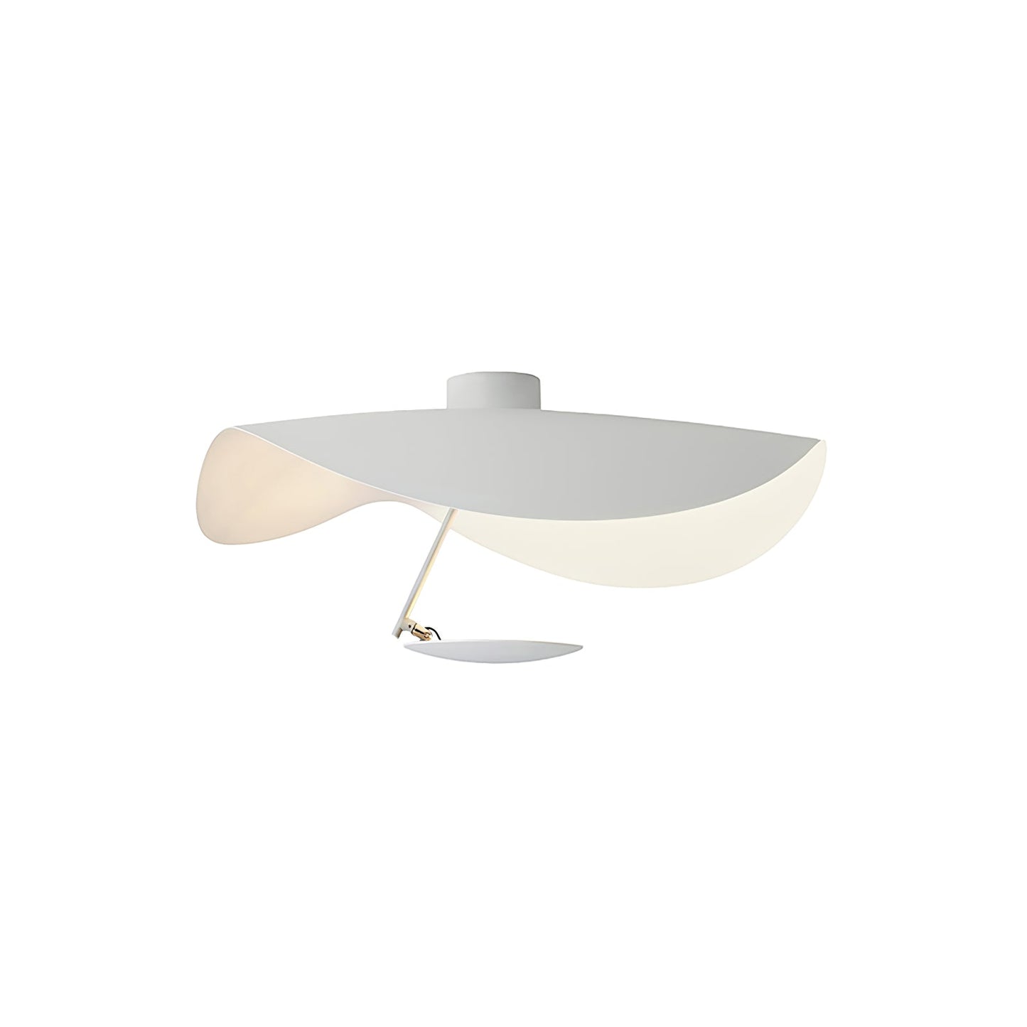 Giorgio Ceiling Light | Metal & Integrated LED | White Finish
