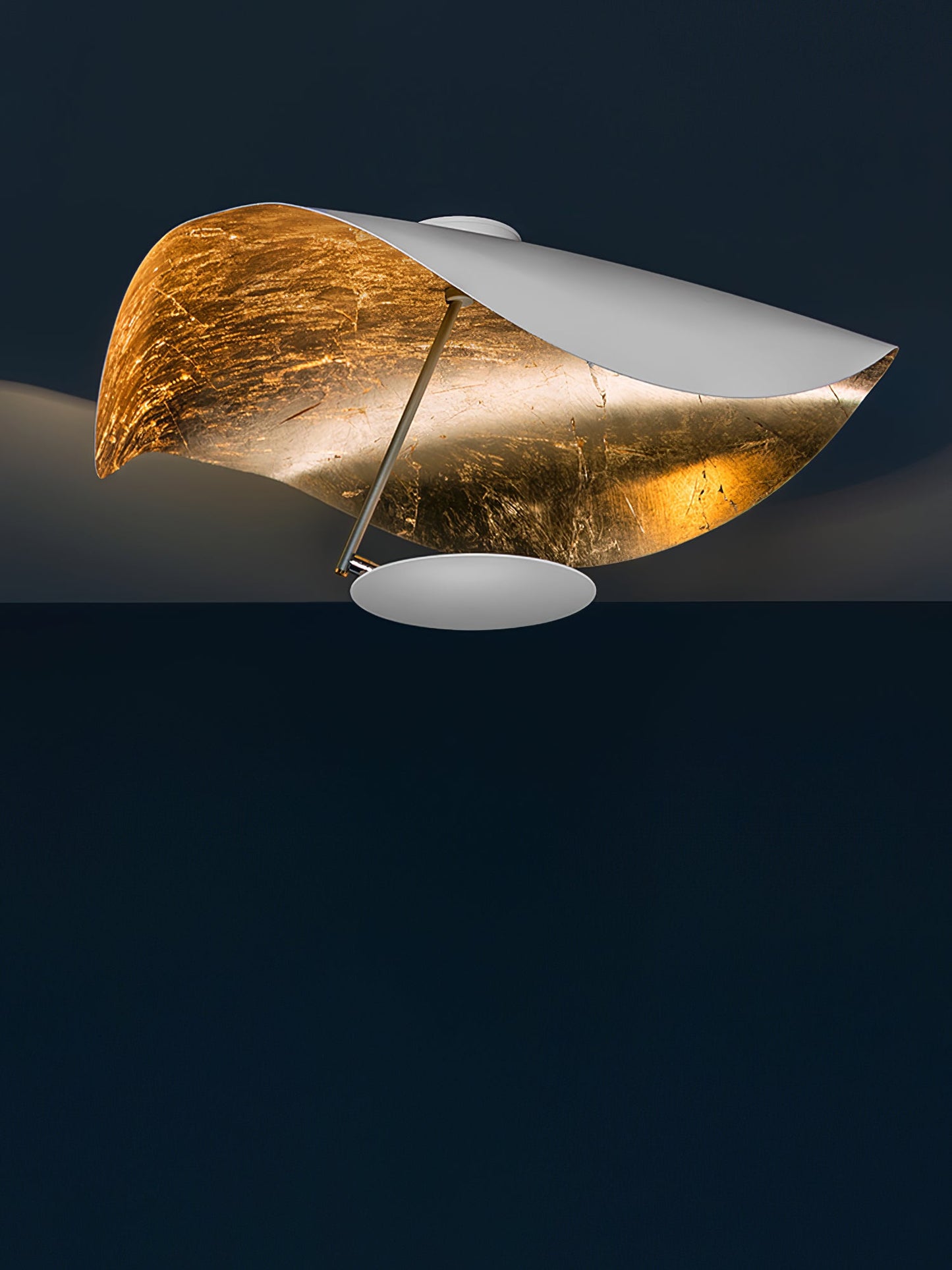 Giorgio Ceiling Light | Metal & Integrated LED | White Finish