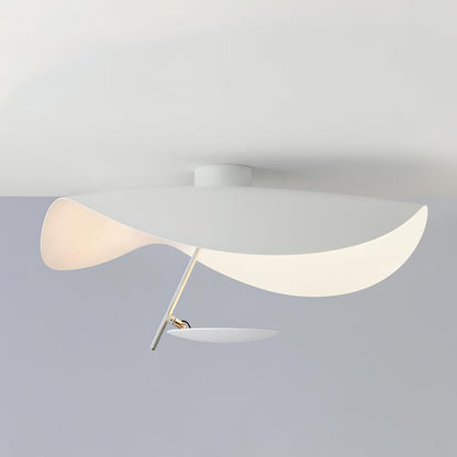 Giorgio Ceiling Light | Metal & Integrated LED | White Finish