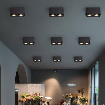 Giyan Surface Spotlight | Angular Steel Design | Set of 5