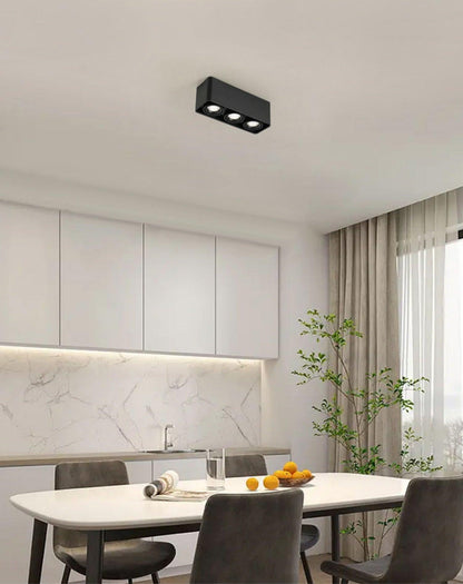 Giyan Surface Spotlight | Angular Steel Design | Set of 5