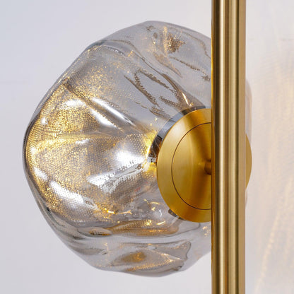 Glass Table Lamp | Handcrafted Glass Shades | Clear or Smokey Gray