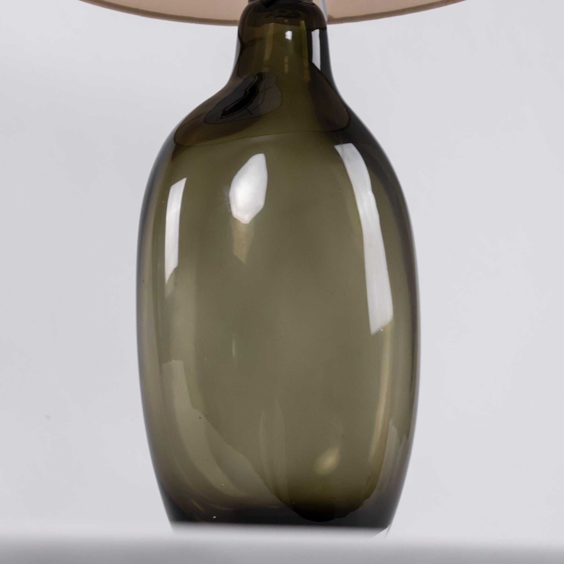 Crystal Table Lamp | Premium Metal & Crystal | Smoky Finish