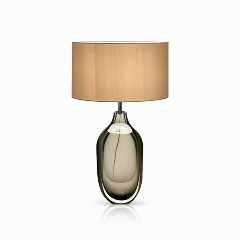 Crystal Table Lamp | Premium Metal & Crystal | Smoky Finish