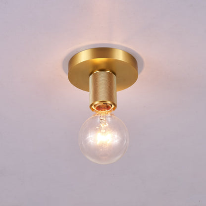 Gleam Brass Ceiling Light | Brass | Clear