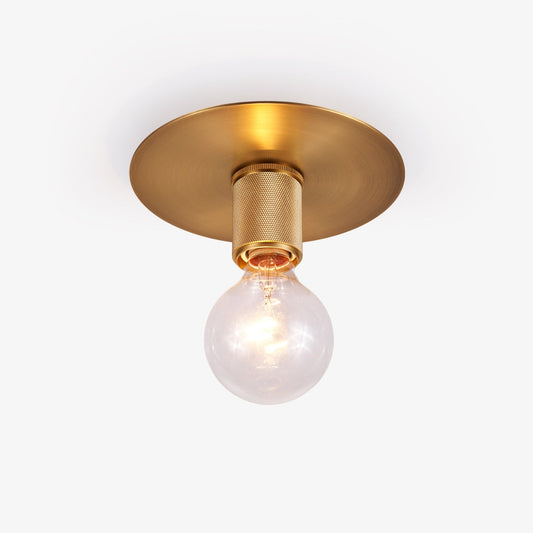 Gleam Brass Ceiling Light | Brass | Clear