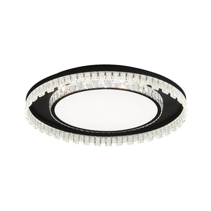 Glimmer Crystal Ceiling Light | Crystal & Metal | Black