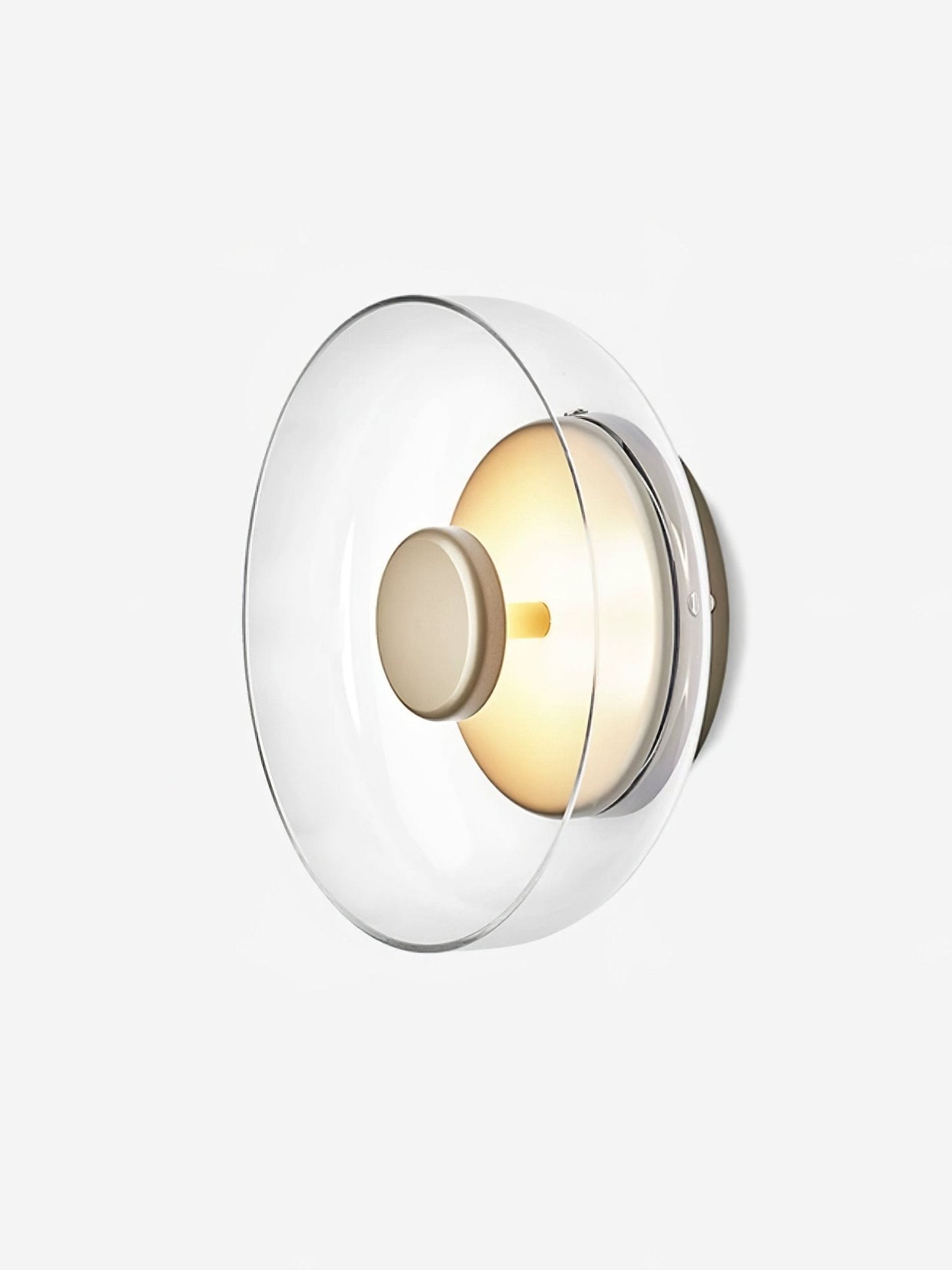 Glimmera Wall Light | Brass & Glass | 10cm Diameter