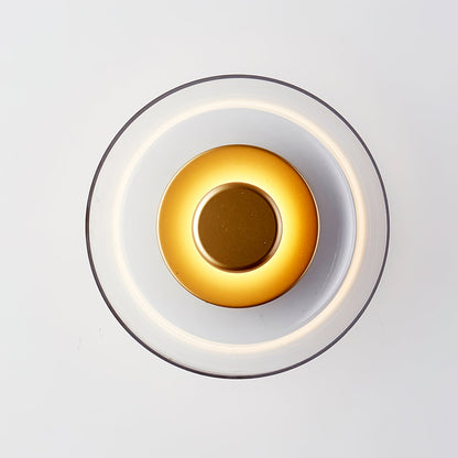 Glimmera Wall Light | Brass & Glass | 10cm Diameter