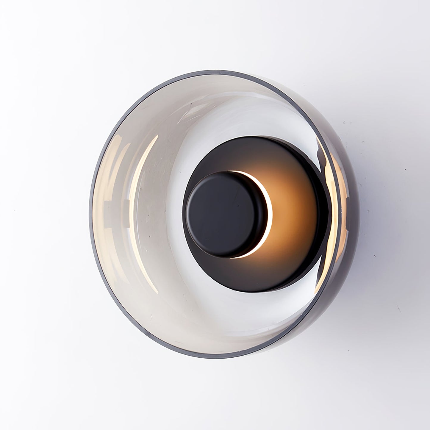 Glimmera Wall Light | Brass & Glass | 10cm Diameter