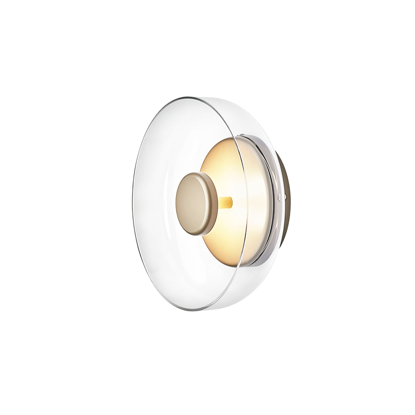 Glimmera Wall Light | Brass & Glass | 10cm Diameter