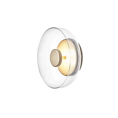 Glimmera Wall Light | Brass & Glass | 10cm Diameter