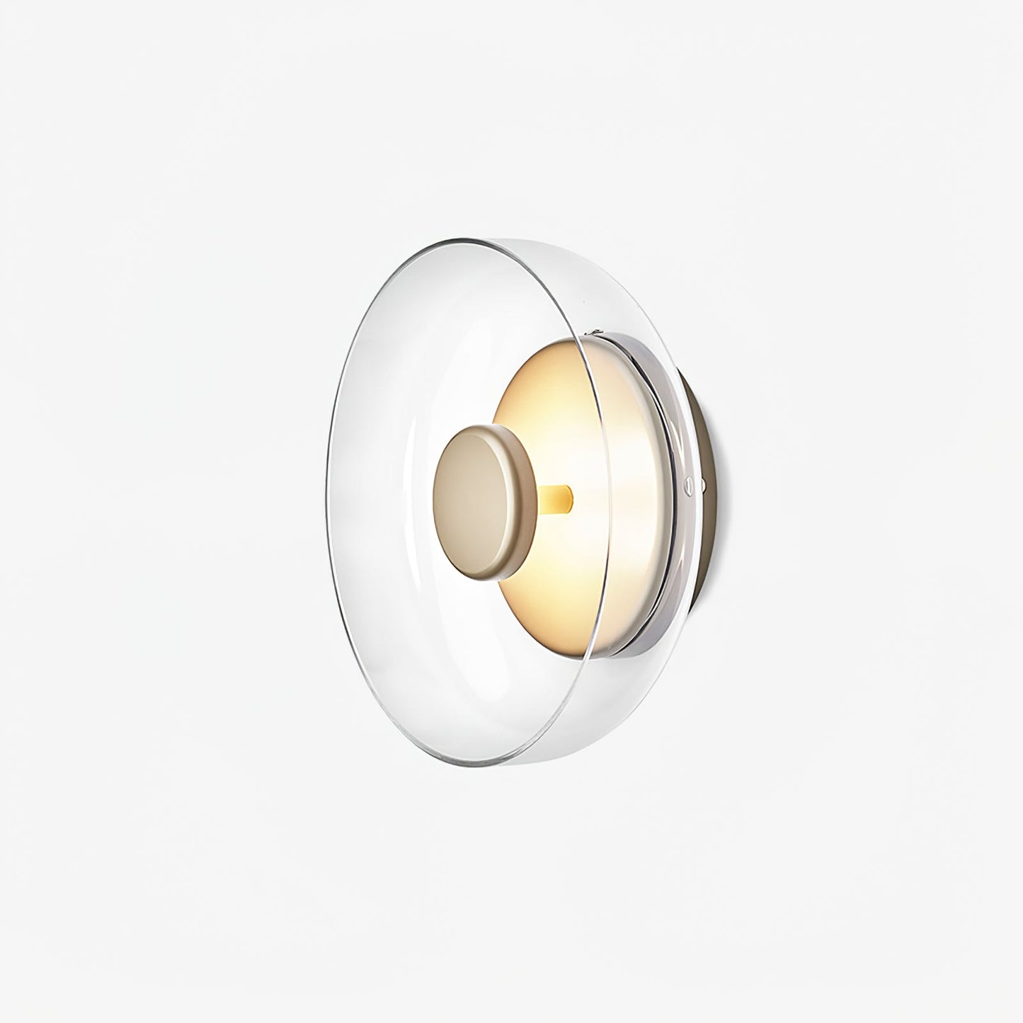 Glimmera Wall Light | Brass & Glass | 10cm Diameter