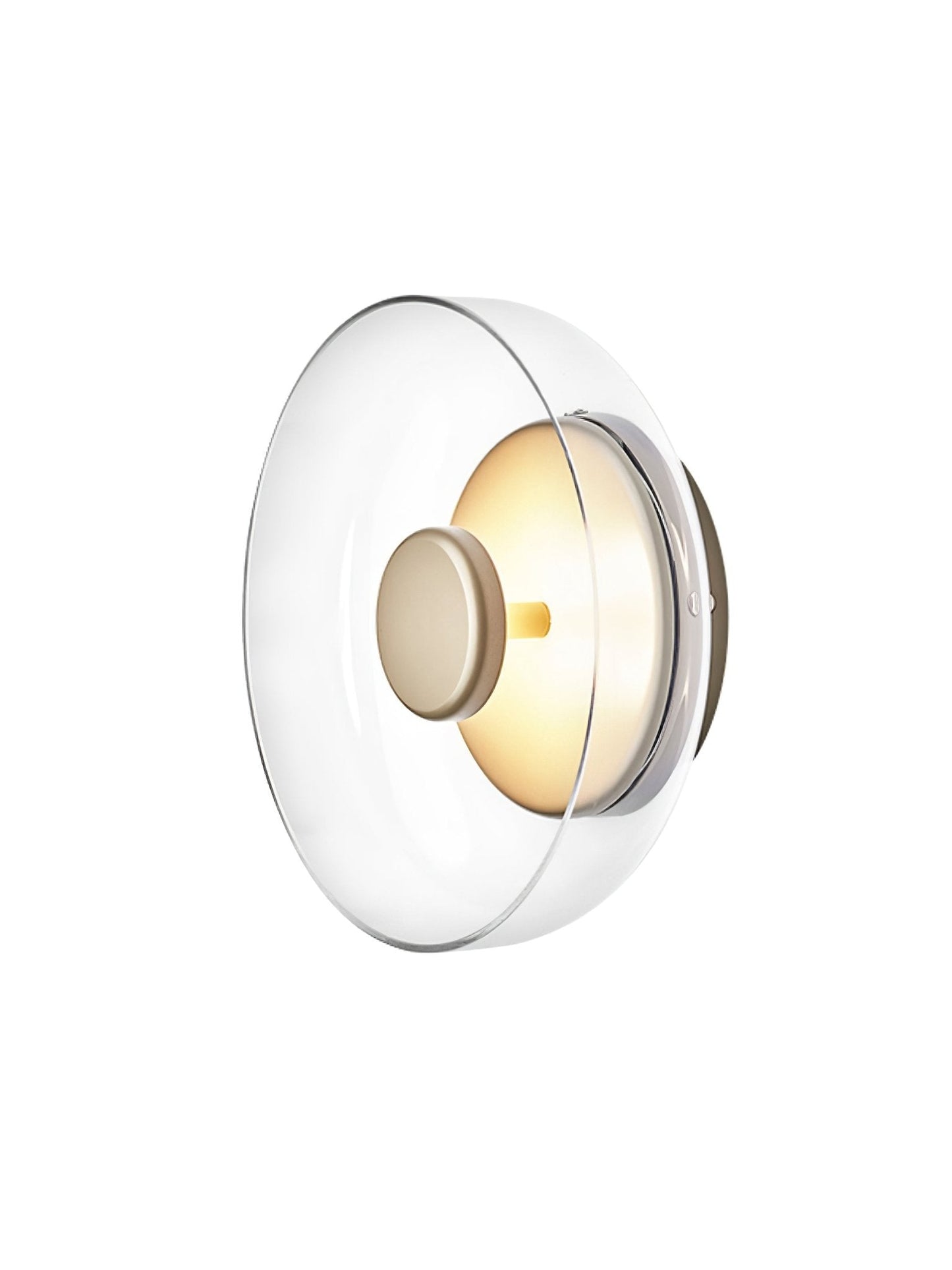 Glimmera Wall Light | Brass & Glass | 10cm Diameter