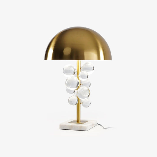 Globo Table Lamp | Copper & Marble | 32cm Diameter