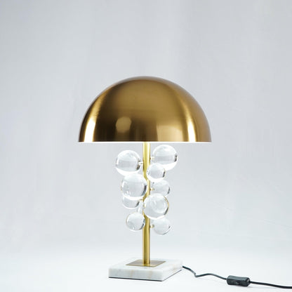 Globo Table Lamp | Copper & Marble | 32cm Diameter