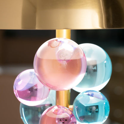 Globo Table Lamp | Copper & Marble | 32cm Diameter